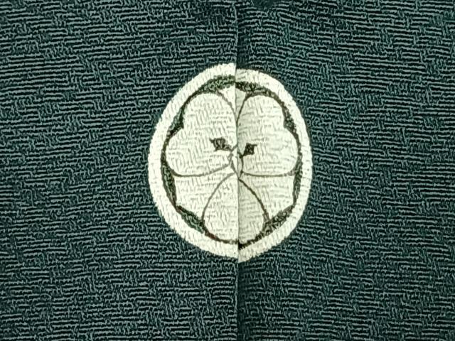 平和屋着物●訪問着　駒刺繍　鶴　金彩　ロング丈　正絹　逸品　AABE1822fy