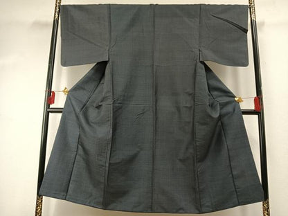平和屋着物●男性　本場村山大島紬　亀甲絣　正絹　逸品　AABE1827fy