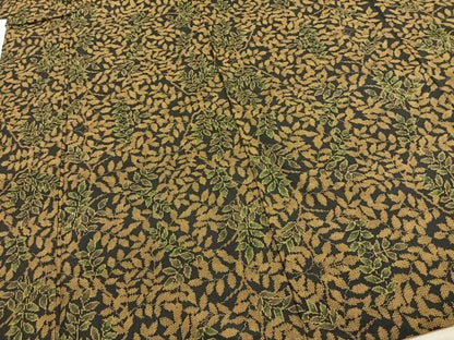 平和屋着物●本場大島紬 一元絣 枝葉文 正絹 逸品 AABE1833fy