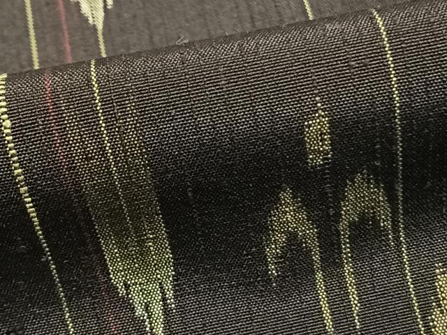 平和屋着物●上質な紬　琉球絣　正絹　逸品　未使用　AABE1852fy