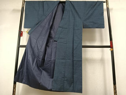 平和屋着物●男性　本場大島紬　アンサンブル　100亀甲　総詰め　正絹　逸品　AABE1854fy