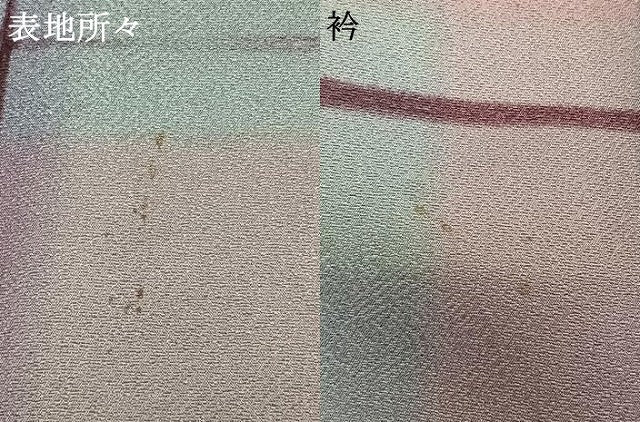 平和屋着物●上質な小紋　板締め絞り　正絹　逸品　AABE1880fy