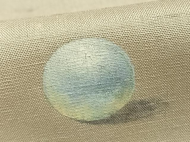 平和屋着物●五月みどりプロデュース　結城紬地　訪問着　手描き　真珠　正絹　逸品　AABE1886fy