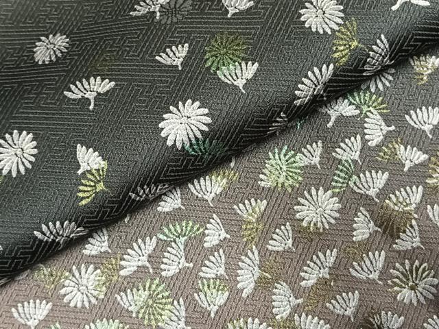 平和屋着物○日展作家 山本唯与志 レリーフ染 訪問着 舞花