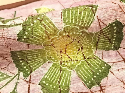 平和屋着物●訪問着　紬地　作家物　花鳥文　正絹　逸品　AABE1919fy