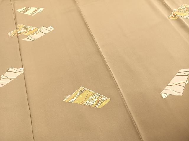 平和屋着物●訪問着　刺繍　冊子文　金彩　正絹　逸品　AABE1930fy