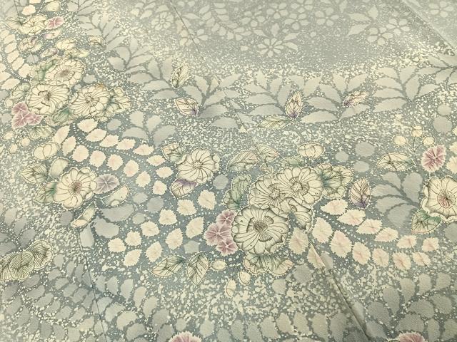 平和屋着物●越後十日町の一流染匠　桐屋・翠山工房　訪問着　絞り　辻が花　正絹　逸品　AABE1946fy