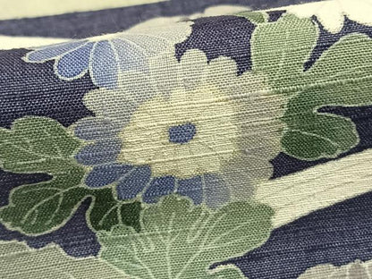 平和屋着物●訪問着　紬地　友禅　風景花文　正絹　逸品　AABE1948fy