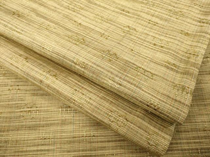 平和屋着物●上質な紬　亀甲文　正絹　逸品　未使用　AABE2027ck