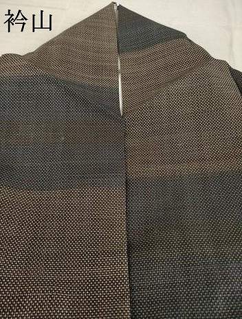 平和屋着物●本場大島紬　カタス7マルキ　段違い文様　正絹　逸品　AABE2038ck