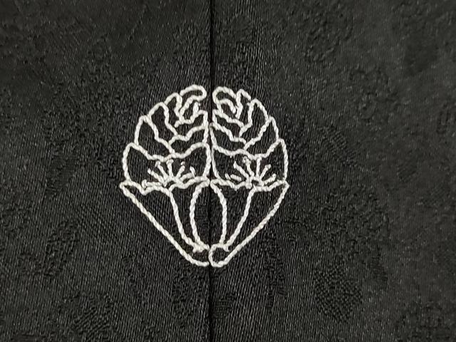 平和屋着物●訪問着　駒刺繍　雪輪花文　暈し染め　金銀彩　ロング丈　正絹　逸品　AABE2040ck