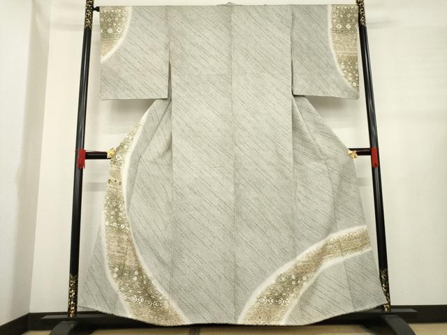 平和屋着物●訪問着　総絞り　草花文　正絹　逸品　AABE2045ck 平和屋着物○訪問着 総絞り 草花文 正絹 逸品 AABE2045ck