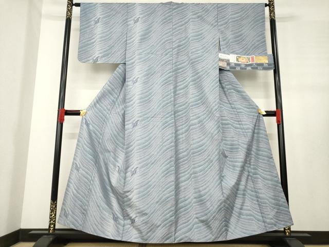 平和屋着物●都喜ヱ門　本場大島紬　カタス7マルキ　総絣　花唐草文　藤絹織物謹製　正絹　逸品　AABD6277cs 平和屋着物○都喜ヱ門 本場大島紬 手織り カタス7マルキ 総絣