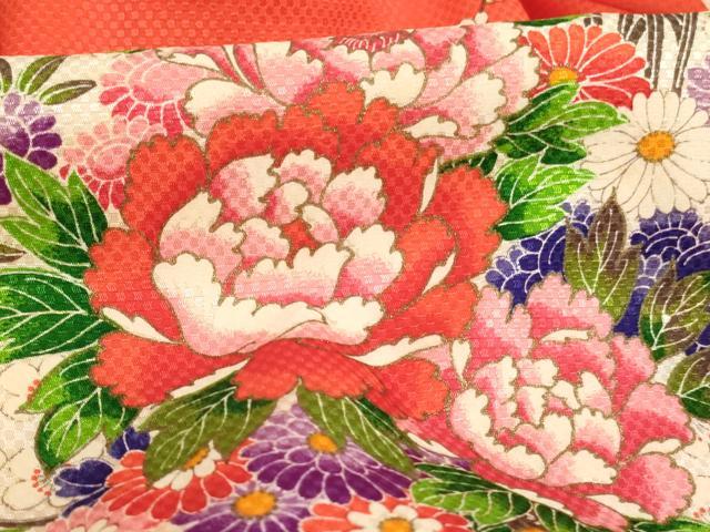 平和屋着物[]お宮参り　女の子　祝着　産着　初着　のしめ　花車文　金彩　逸品　AABE2090ja