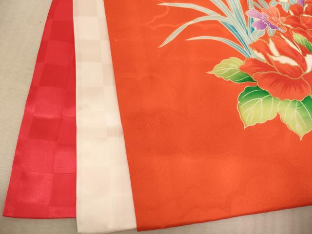 平和屋着物[]お宮参り　女の子　祝着　産着　初着　のしめ　駒刺繍　尾長鳥花文　金彩　AABE2098ja