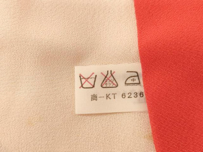 平和屋着物[]七五三　女の子　３歳　祝着　一つ身　友禅　束ね熨斗花手毬文　暈し染め　金彩　逸品　AABE2112ja