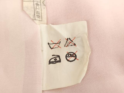 平和屋着物[]七五三　女の子　７歳　祝着　四つ身　枝垂れ桜花車文　金彩　AABE2128ja