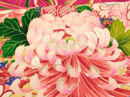 平和屋着物[]アンティーク　大正ロマン　お宮参り　女の子　祝着　産着　初着　のしめ　駒刺繍　薬玉文　金彩　逸品　AABE2151ja