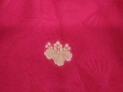 平和屋着物[]アンティーク　大正ロマン　お宮参り　女の子　祝着　産着　初着　のしめ　駒刺繍　薬玉文　金彩　逸品　AABE2151ja
