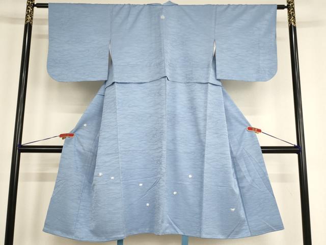 平和屋着物[]七五三　女の子　７歳　祝着　四つ身　芝花文　金銀彩　正絹　逸品　AABE2228ja