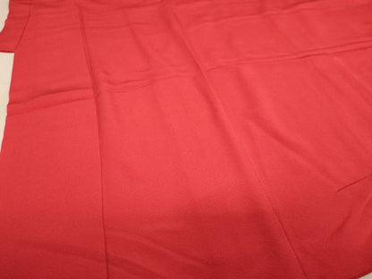 平和屋着物∵女の子 十三参り 子供 祝着 猩々緋色 正絹 逸品 AABE2232ja