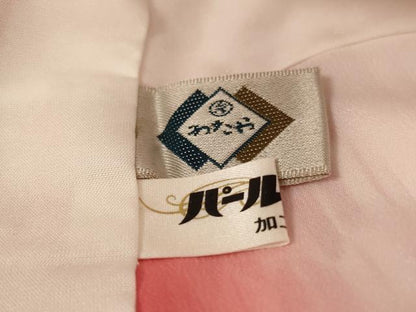 平和屋着物∵子供　女の子　長襦袢　袷　矢羽根文　逸品　AABE2367ja