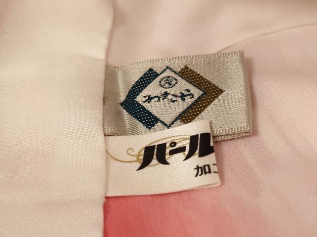 平和屋着物∵子供　女の子　長襦袢　袷　矢羽根文　逸品　AABE2367ja