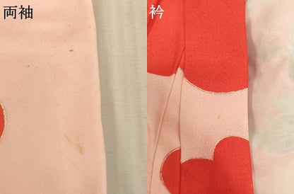 平和屋着物[]七五三　女の子　３歳　祝着　一つ身　鈴花文　金彩　逸品　AABE2389ja