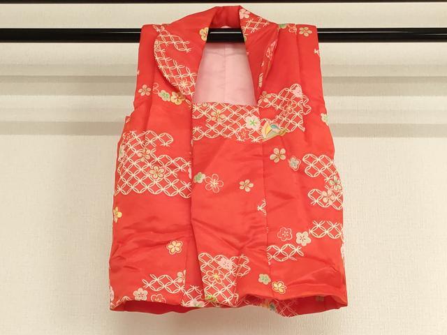 平和屋本店[]七五三　女の子　３歳　祝着・被布・小物セット　七宝鴛鴦文　箱付き　逸品　AABE2396ja