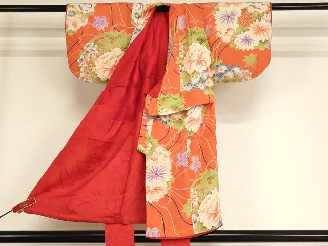 平和屋着物[]七五三　女の子　３歳　祝着　花丸文　逸品　AABE2403ja