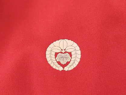 平和屋着物[]お宮参り　女の子　祝着　産着　初着　のしめ　飛鶴扇面花文　暈し染め　逸品　AABE2421ja