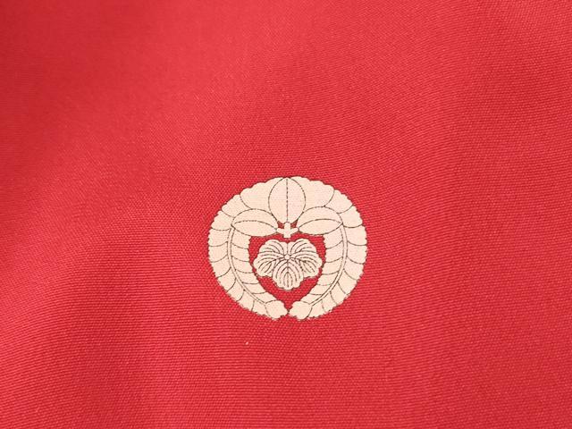 平和屋着物[]お宮参り　女の子　祝着　産着　初着　のしめ　飛鶴扇面花文　暈し染め　逸品　AABE2421ja