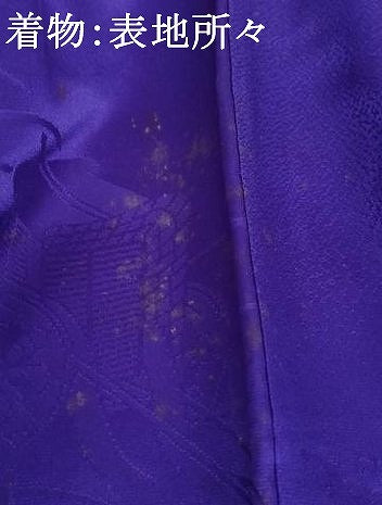 平和屋着物[]七五三　女の子　７歳　祝着　四つ身　長襦袢(無双仕立て・半衿刺繍)セット　駒刺繍　花蝶文　金彩　逸品　AABE2423ja