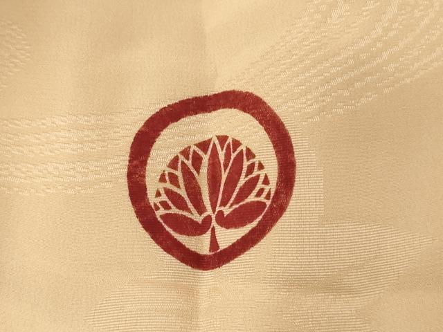 平和屋着物[]お宮参り　女の子　祝着　産着　初着　のしめ　総刺繍　尾長鳥花文　金銀糸　正絹　逸品　AABE2434ja