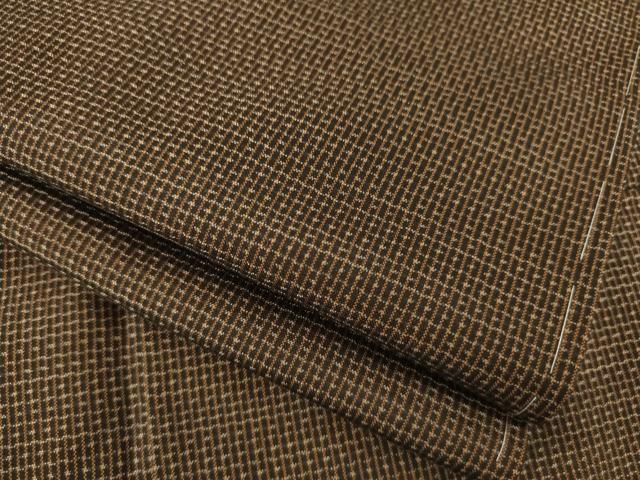 平和屋着物●男性　本場大島紬　アンサンブル　亀甲文　正絹　逸品　未使用　AABE2441ck