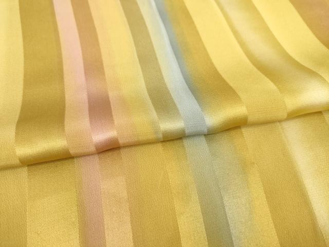 平和屋着物●長襦袢 無双仕立て 間道 正絹 逸品 AABE2464ck