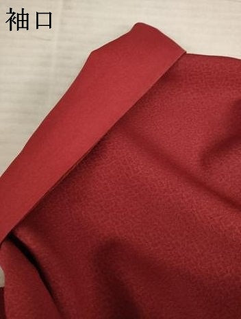 平和屋着物●小振袖　二尺袖　雪輪花文　金彩　正絹　逸品　AABE2467ck