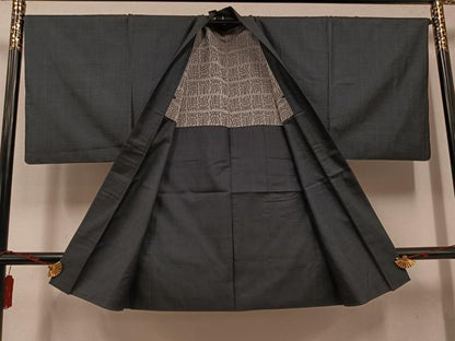 平和屋着物●男性　本場大島紬　アンサンブル　100亀甲　総詰め　正絹　逸品　AABE2532ph