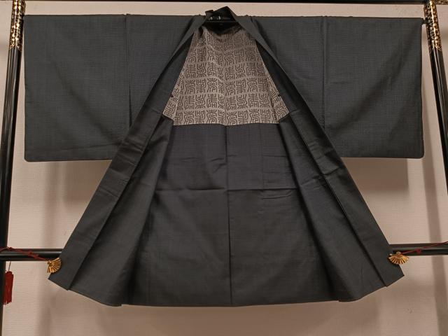 平和屋着物●男性　本場大島紬　アンサンブル　100亀甲　総詰め　正絹　逸品　AABE2532ph