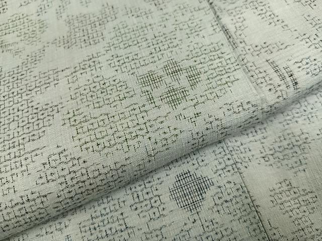 平和屋着物●本場結城紬　重要無形文化財　花尽くし　正絹　逸品　AABE2555ph 平和屋着物○本場結城紬 重要無形文化財 花尽くし 正絹 逸品 AABE2555ph