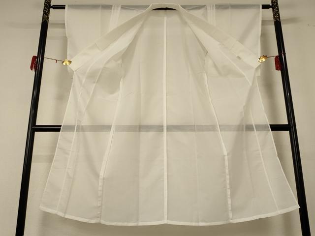 平和屋着物＊夏物 長襦袢 絽 白色 洗える着物 AABE2602jd