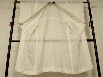 平和屋着物＊夏物 長襦袢 絽 鳥の子色 正絹 逸品 AABE2604jd