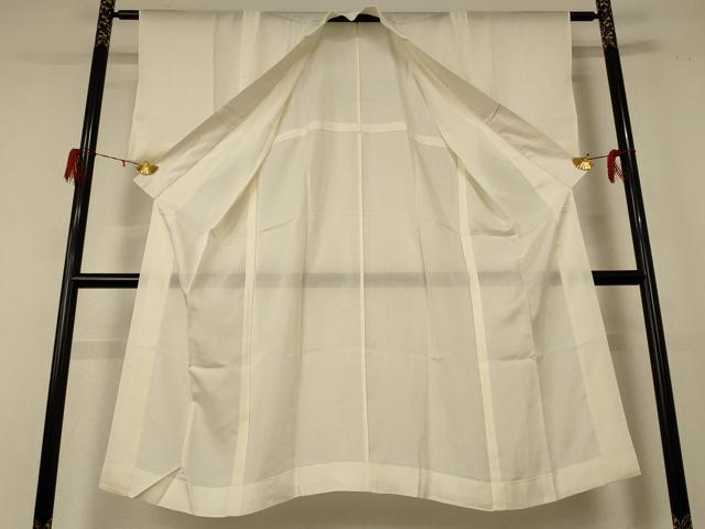 平和屋着物＊夏物 長襦袢 絽 鳥の子色 正絹 逸品 AABE2604jd