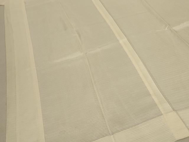 平和屋着物＊夏物 長襦袢 絽 鳥の子色 正絹 逸品 AABE2604jd