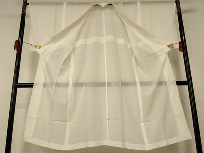 平和屋着物＊夏物 長襦袢 絽 鳥の子色 正絹 逸品 AABE2605jd