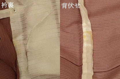 平和屋着物＊夏物 色無地 絽 梅染色 正絹 逸品 AABE2612jd
