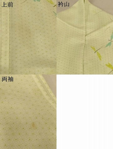 平和屋着物＊夏物 小紋 絽 蜻蛉 洗える着物 AABE2615jd