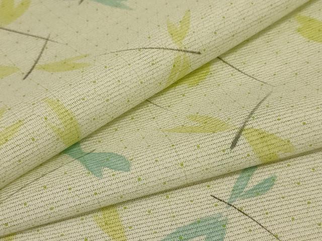 平和屋着物＊夏物 小紋 絽 蜻蛉 洗える着物 AABE2615jd