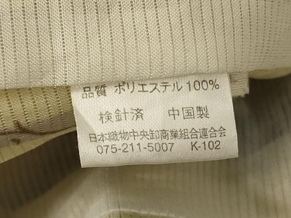 平和屋着物＊夏物 小紋 絽 矢羽草花文 洗える着物 AABE2617jd