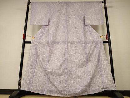 平和屋着物＊夏物 小紋 絽 花尽くし 洗える着物 AABE2624jd